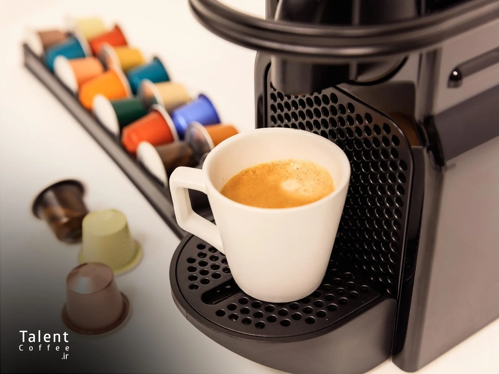 دم اوری قهوه به روش تحت فشار