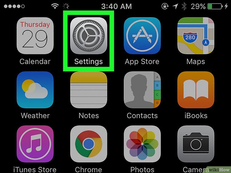 برنامه Settings