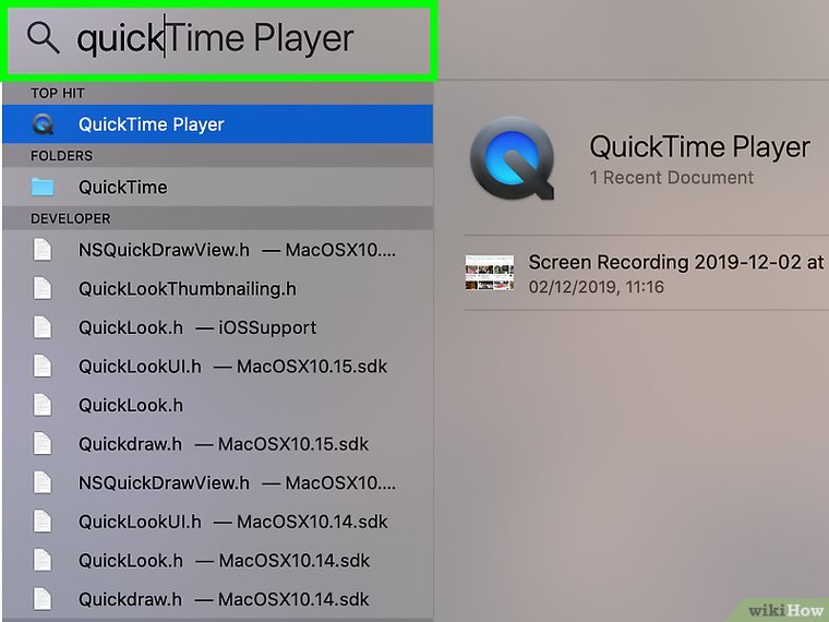 جستجو Quicktime Player