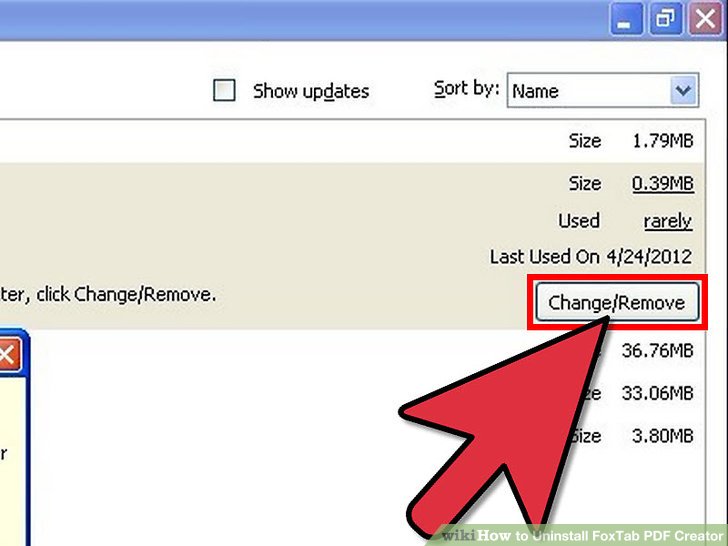 حذف FoxTab PDF Creator