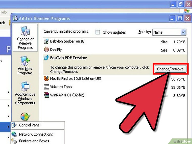 حذف FoxTab PDF Creator