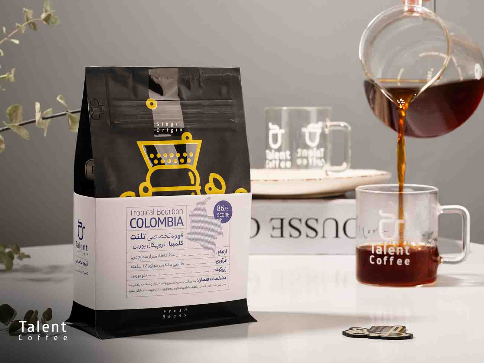 آشنایی با قهوه کلمبیا تروپیکال بوربن مدیرتولز