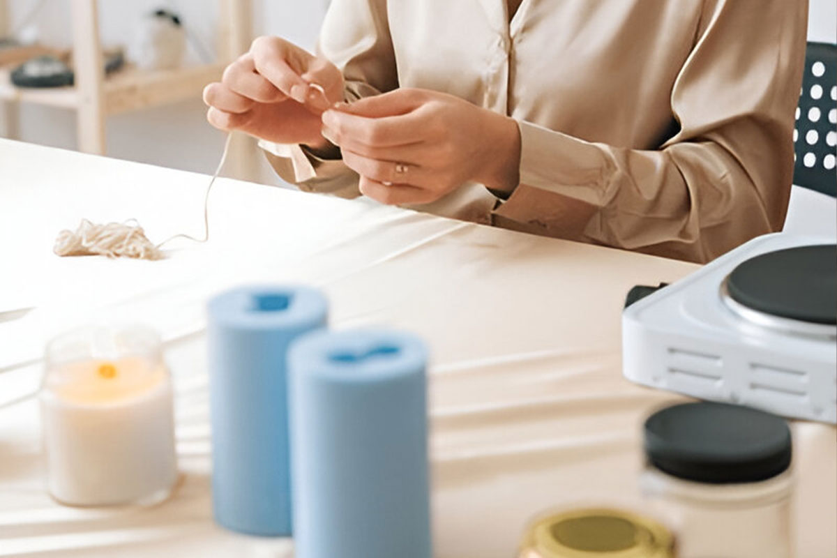 راهنمای کامل ساخت شمع با قالب سیلیکونی