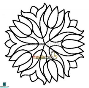  طرح نقاشی گل