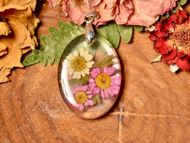 خشك كردن گل برای رزین