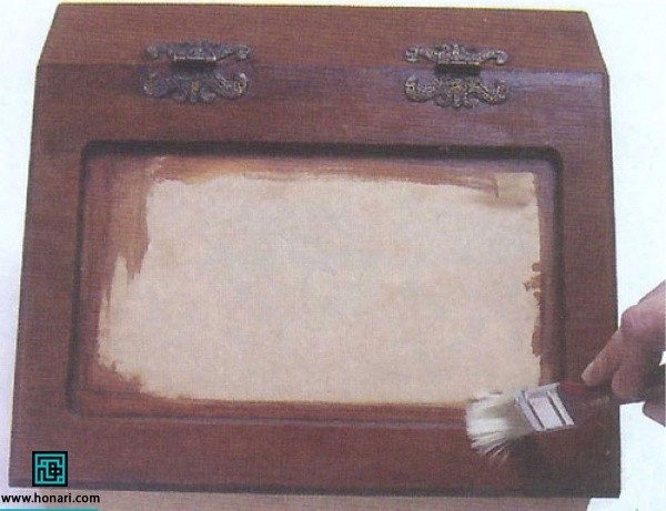 آموزش دکوپاژ روی جعبه نان با استفاده از لول لایت (صدکات)