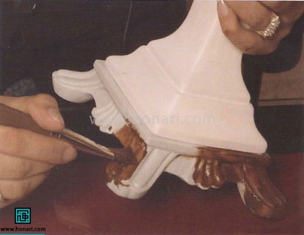  درست کردن جا شمعی ماربل