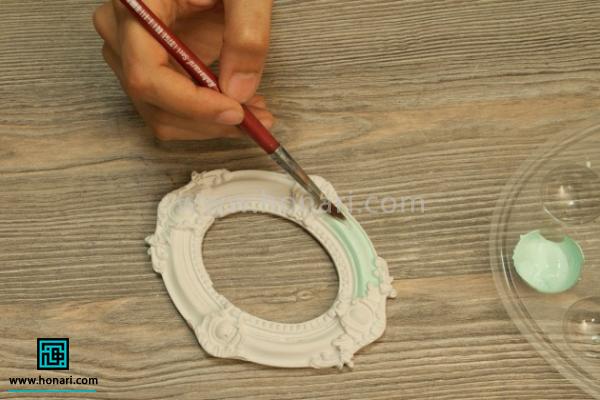 اموزش پتینه ی قاب عکس