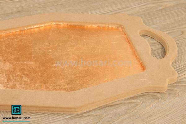 سینی چوبی ورق طلا