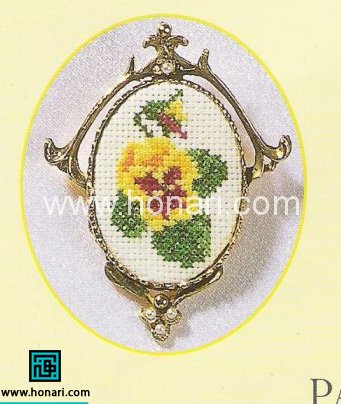 الگوی گل بنفشه