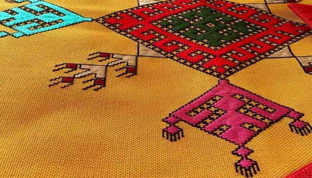 آموزش سوزن دوزی بلوچی