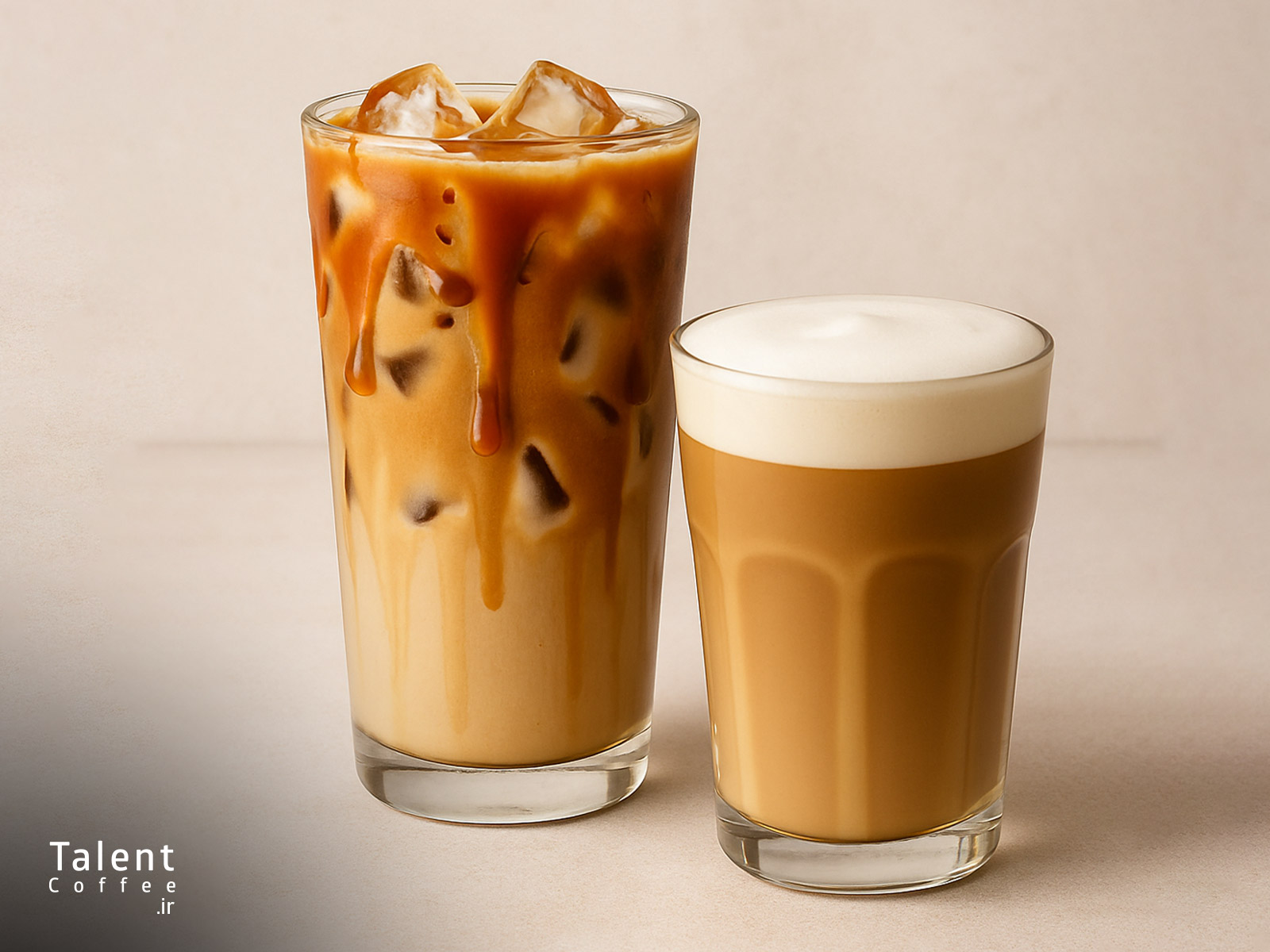 طرز تهیه آیس کارامل ماکیاتو