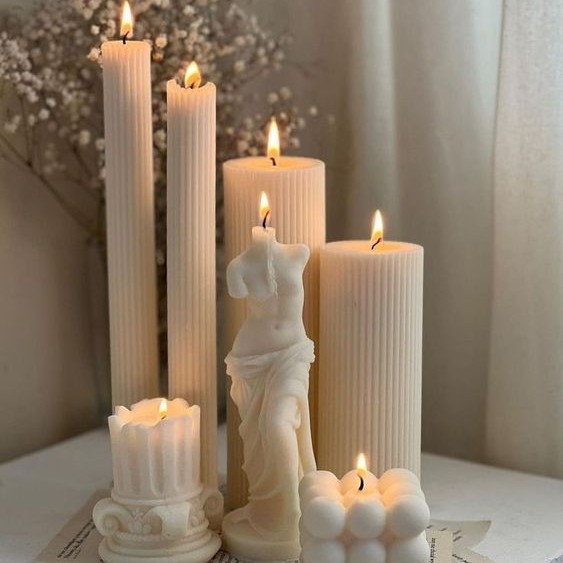 شمع دکوری زیبا