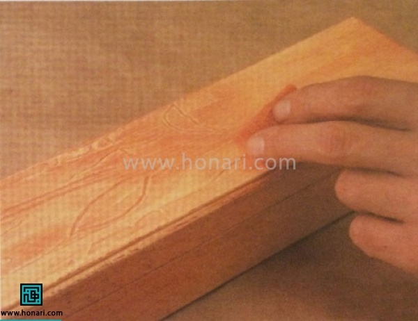 ساخت جعبه قلم با طرح گل رز