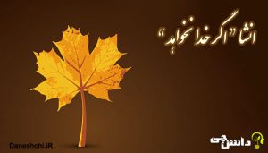 اگر خدا نخواهد