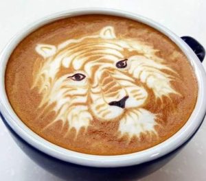 ببر در فال قهوه