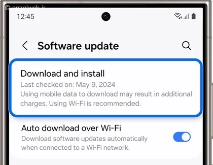 نحوه بروزرسانی One UI