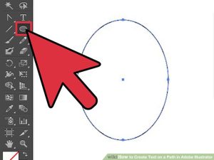 نحوه ایجاد متن جهت دار در برنامه   Adobe Illustrator (متن روی شکل)