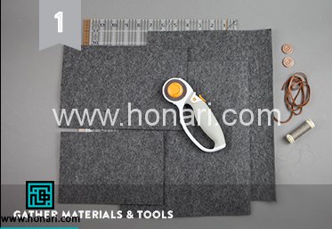 آموزش کیف تبلت نمدی 1