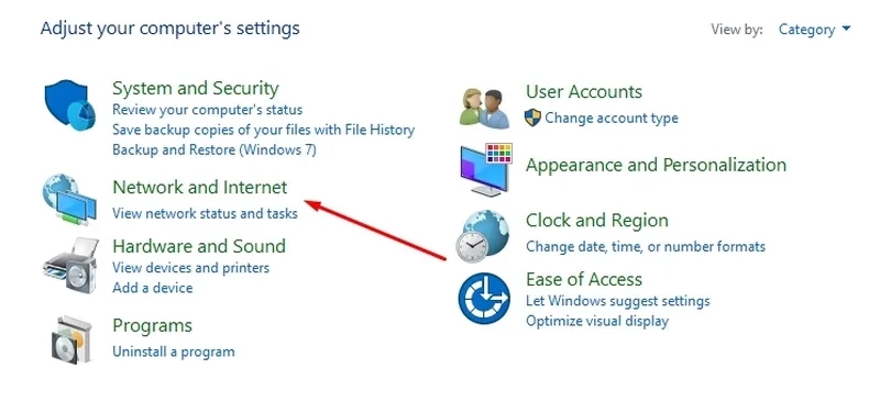 Network and Internet رفع ارور this site can't be reached در ویندوز 7