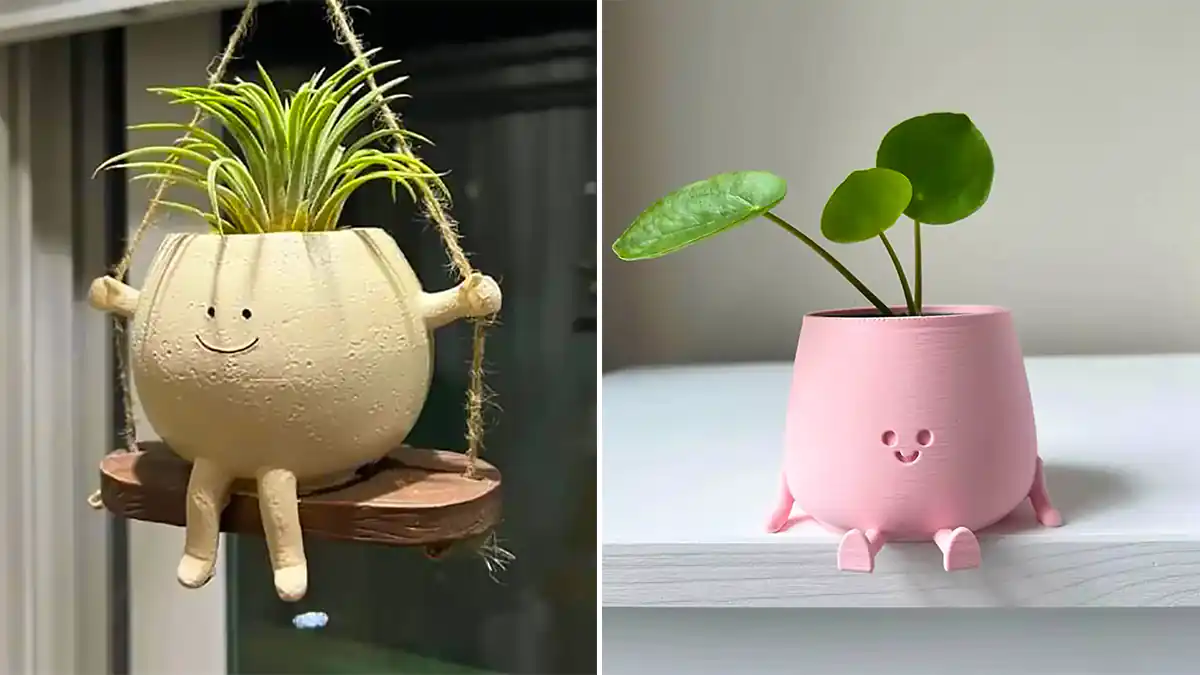 گلدان مینیمال کیوت