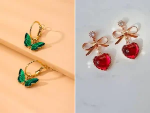 گوشواره طلا میخی زیبا