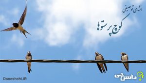 انشا در مورد کوچ پرستوها