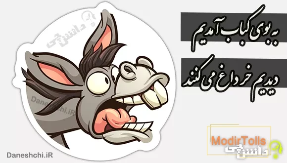 به بوی کباب آمدیم دیدیم خر داغ می کنند