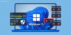آموزش از بین بردن ویروس کامپیوتر و لپ تاپ ویندوز 11 (قدم به قدم)