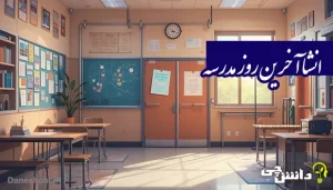 انشا در مورد آخرین روز مدرسه