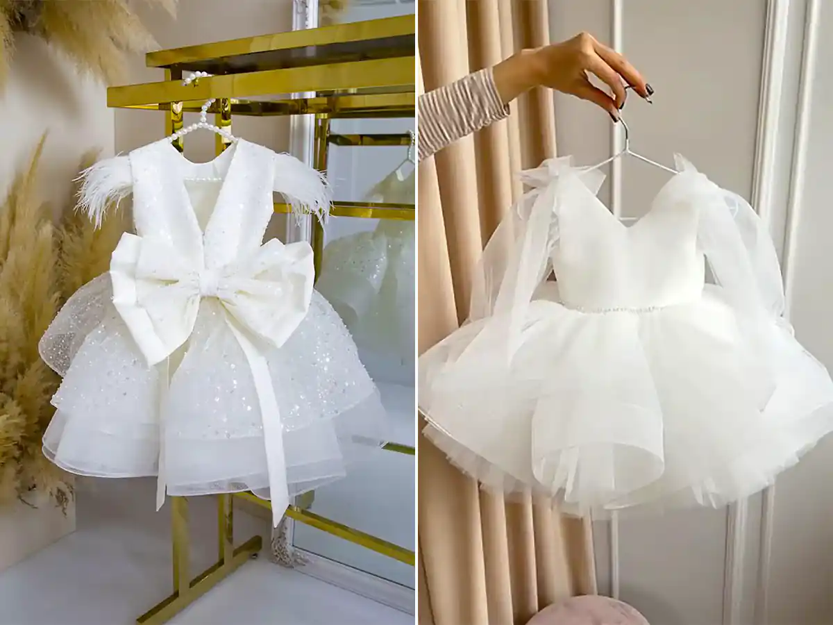 لباس عروس بچه گانه دخترانه