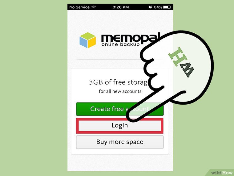 نحوه مشاهده فایل های Memopal در iOS