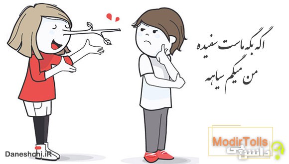 معنی اگه بگه ماست سفیده، من میگم سیاهه
