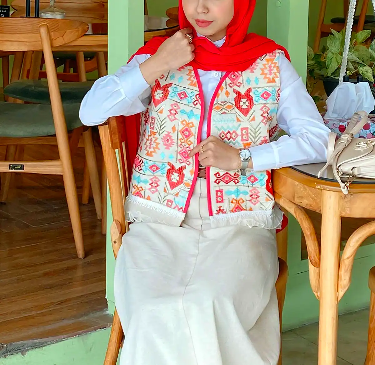 مانتو مزونی شیک پائیزی