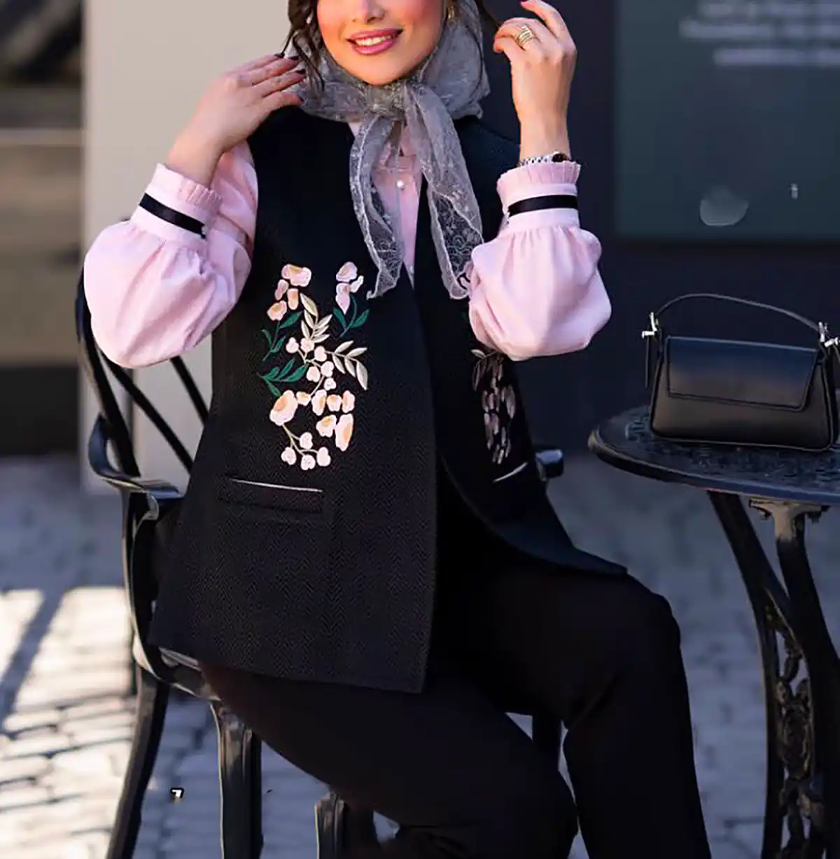 مانتو مزونی شیک پائیزی