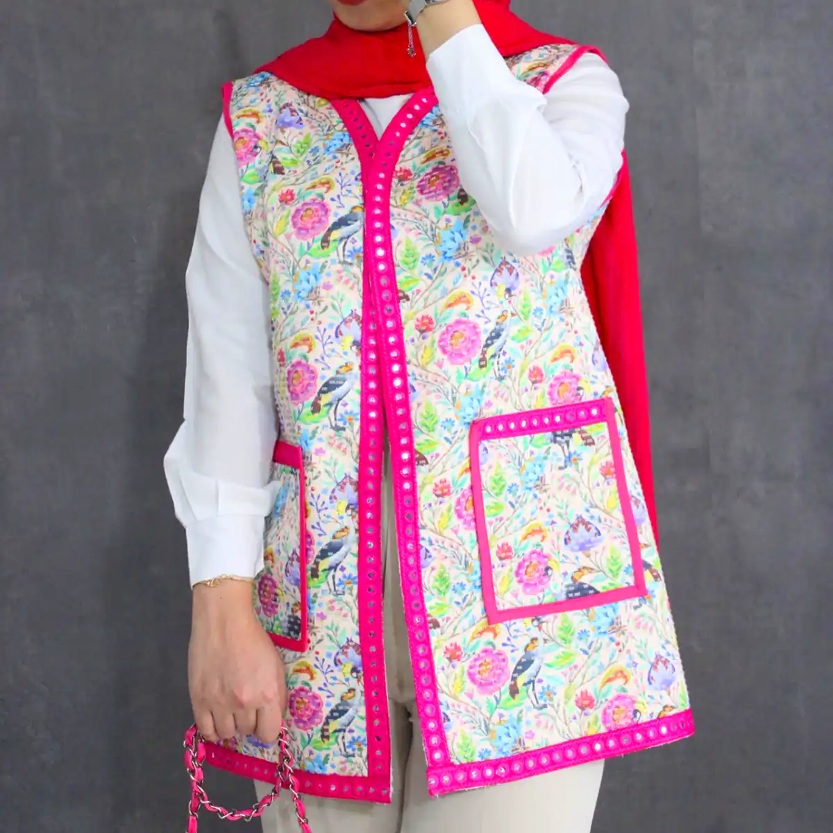مانتو مزونی شیک پائیزی