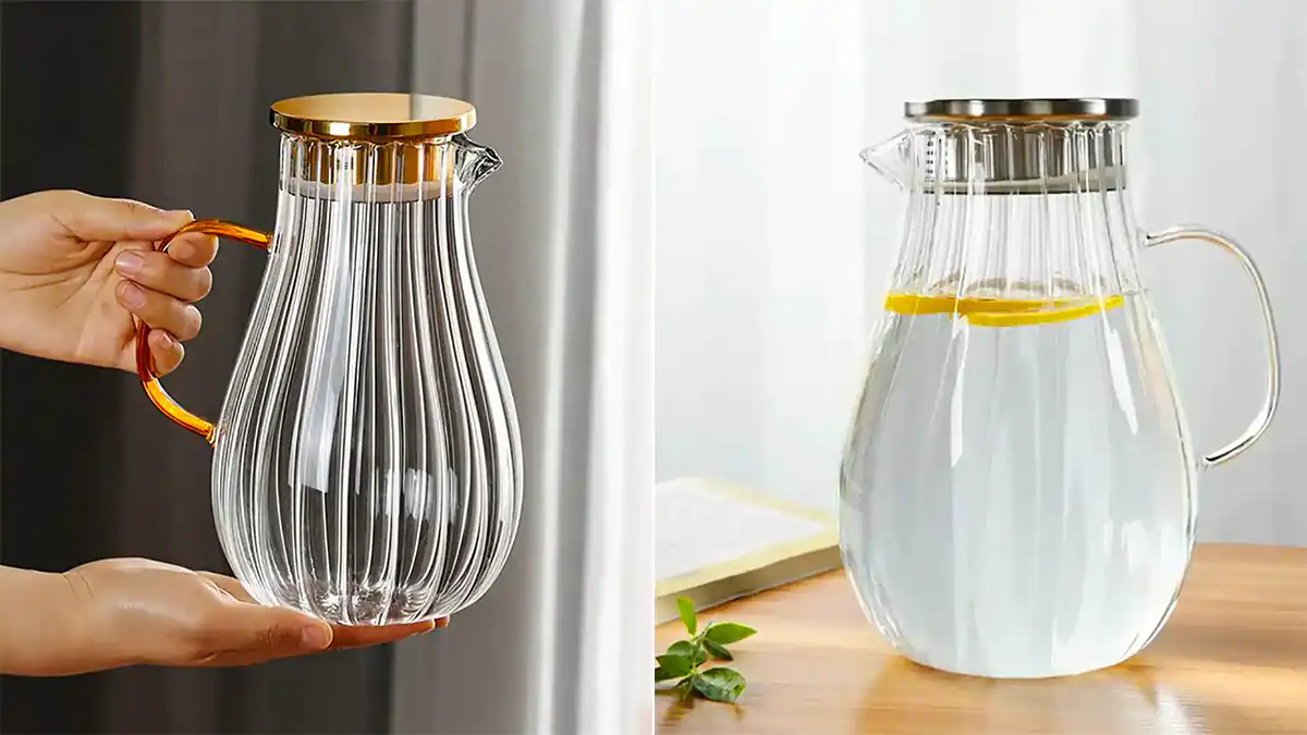 پارچ شیشه ای شیک و زیبا