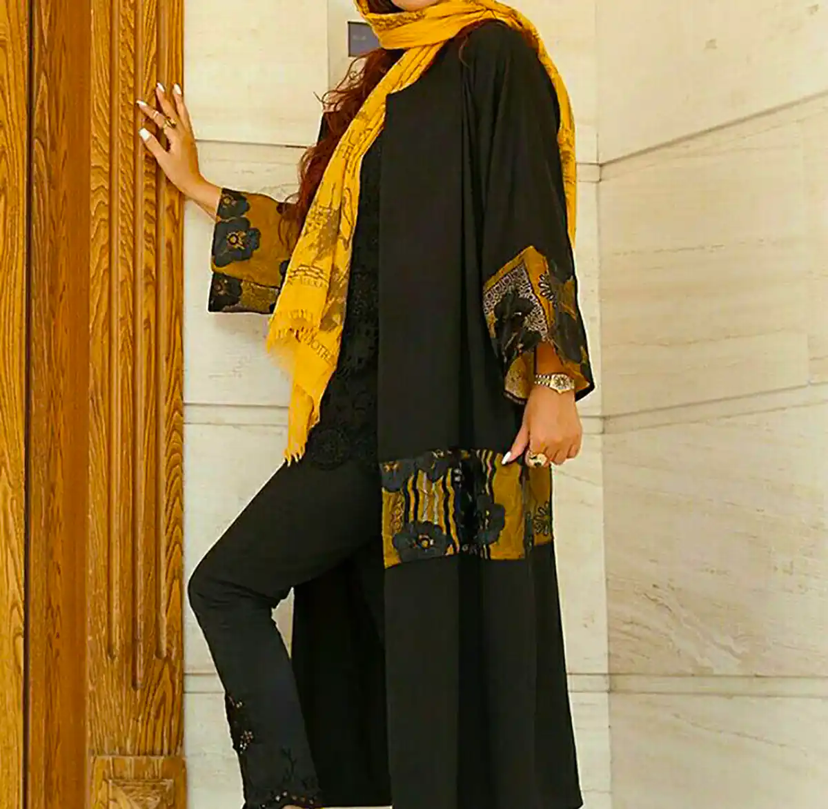 مدل مانتو بلند لاکچری