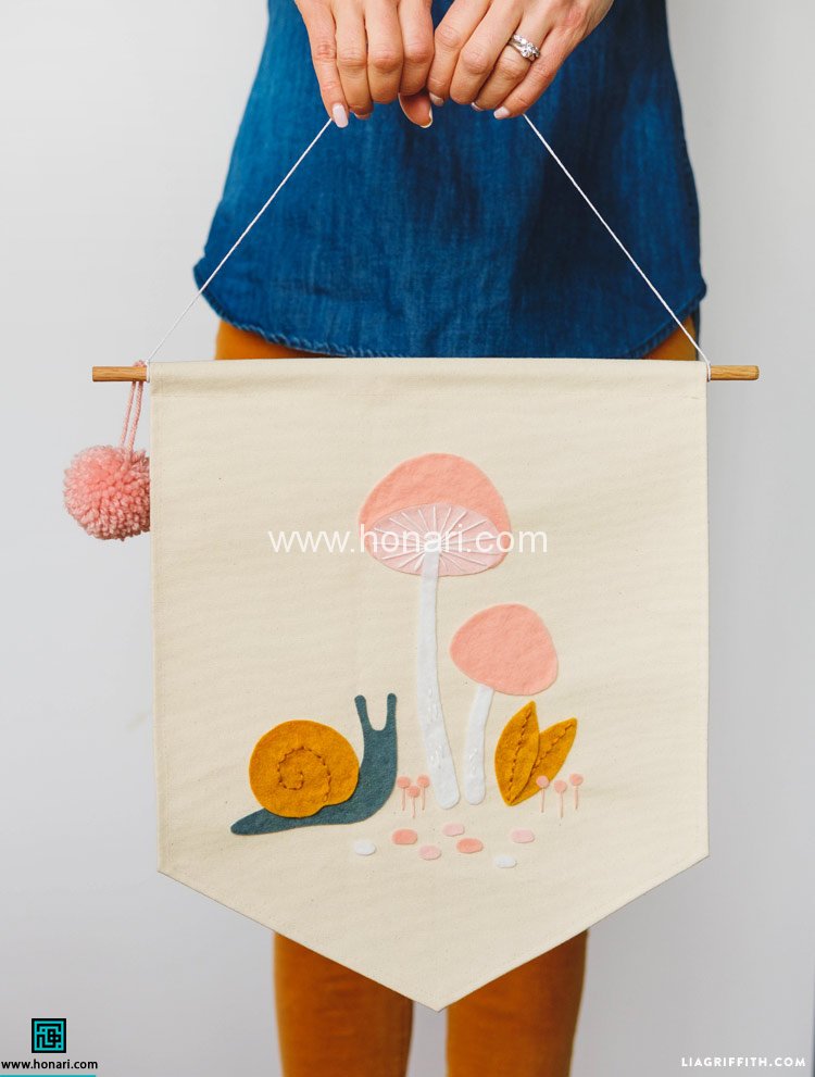 پرچم نمدی طرح قارچ 6