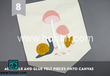 پرچم نمدی طرح قارچ 14