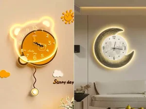 ساعت دیواری مینیمال فانتزی