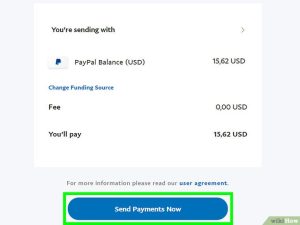 نحوه انتقال وجه در PayPal ( از طریق کامپیوتر)