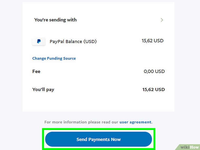 نحوه انتقال وجه در PayPal ( از طریق کامپیوتر)