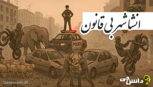 انشا در مورد شهر بی قانون