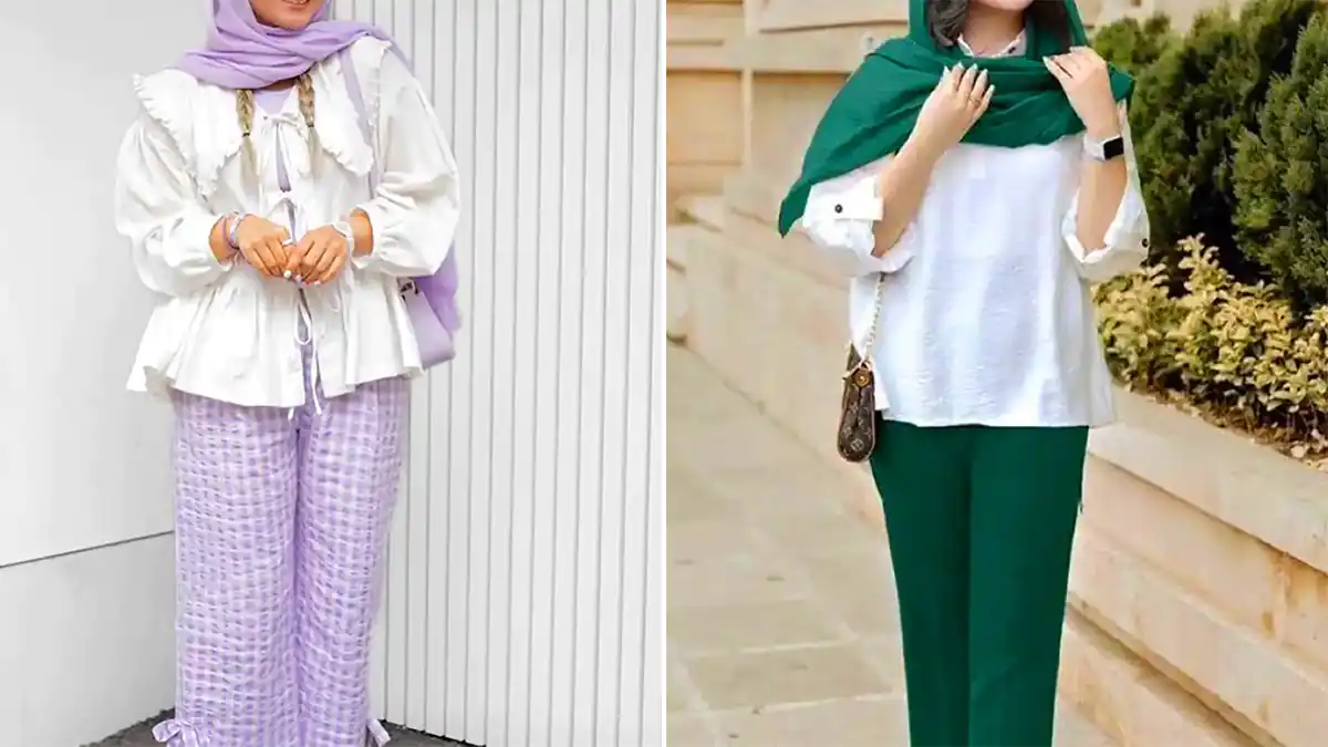 شومیز سفید ساده و شیک