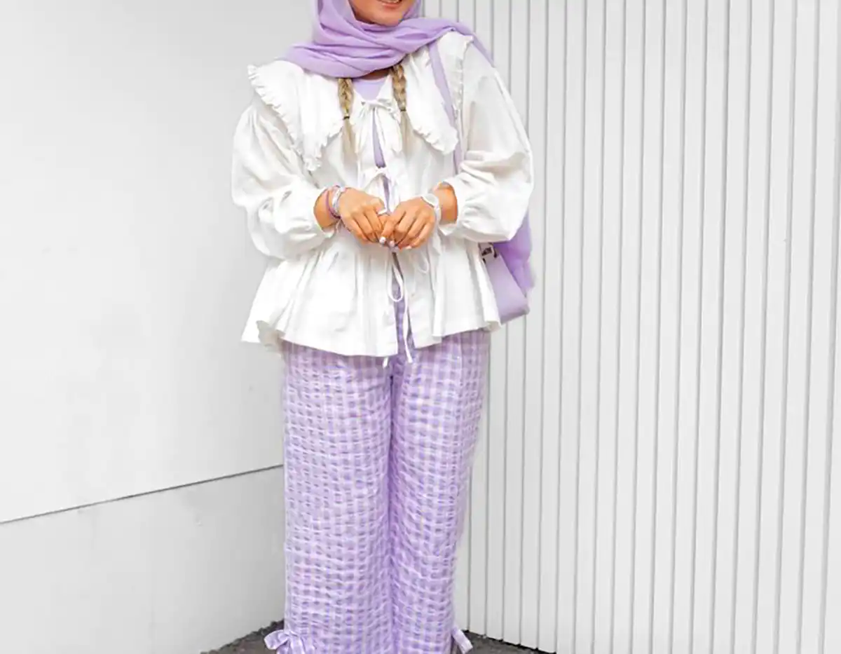 شومیز سفید ساده و شیک