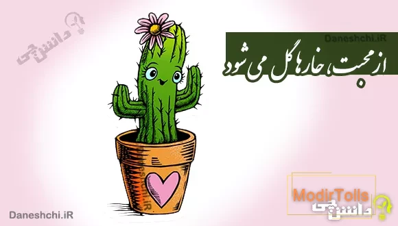 از محبت خار ها گل می شود