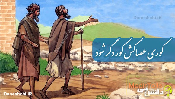 کوری عصاکش کور دگر شود 
