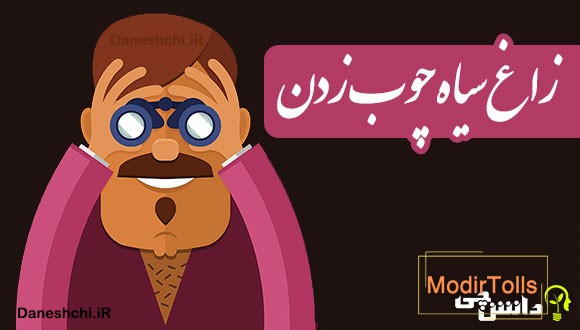 زاغ سیاه چوب زدن