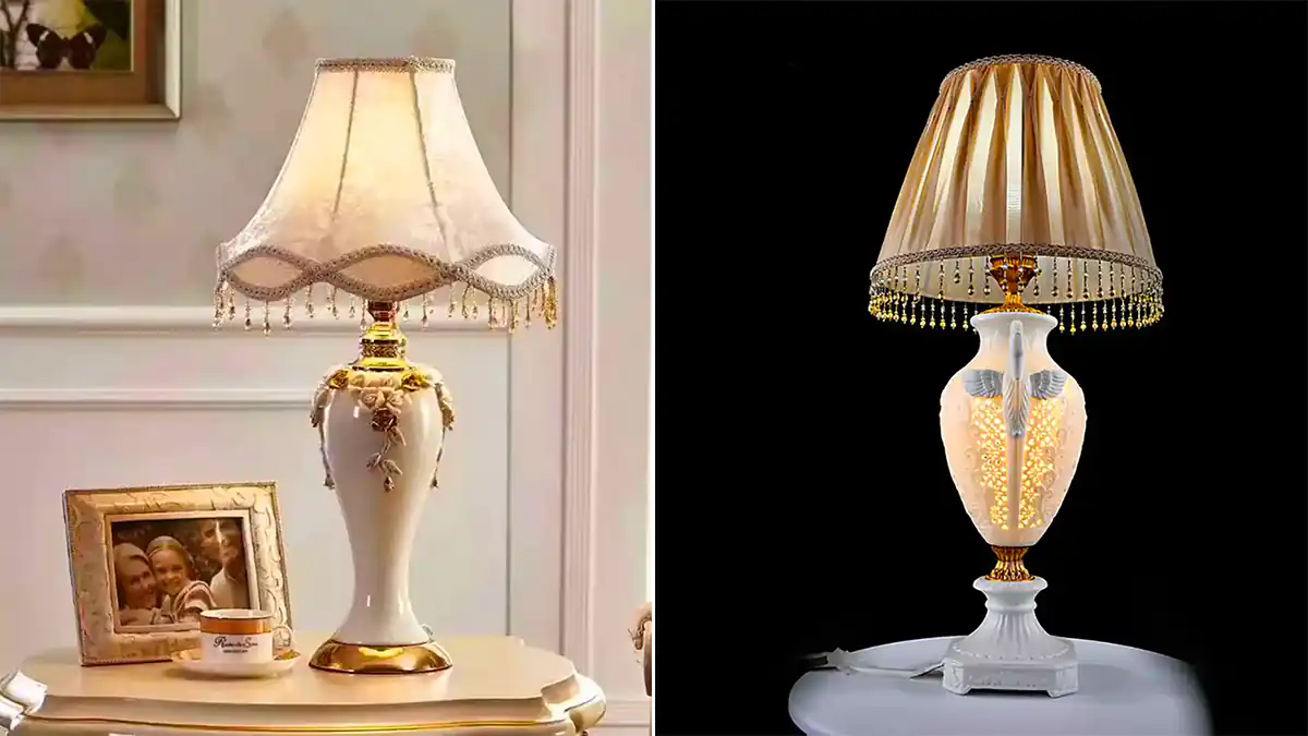 آباژور رو میزی مدرن؛ ۱۵ مدل خاص و شیک برای زیبایی اتاق خواب و پذیرایی